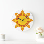 Grande Horloge Ronde Amenez-moi l'horloge solaire (Maison)