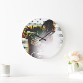 Grande Horloge Ronde American Flag (Maison)