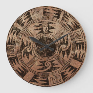 Grande Horloge Ronde American Indian Basket design