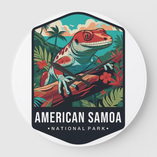 GRANDE HORLOGE RONDE AMERICAN SAMOA NP CLOCK  (Recto)