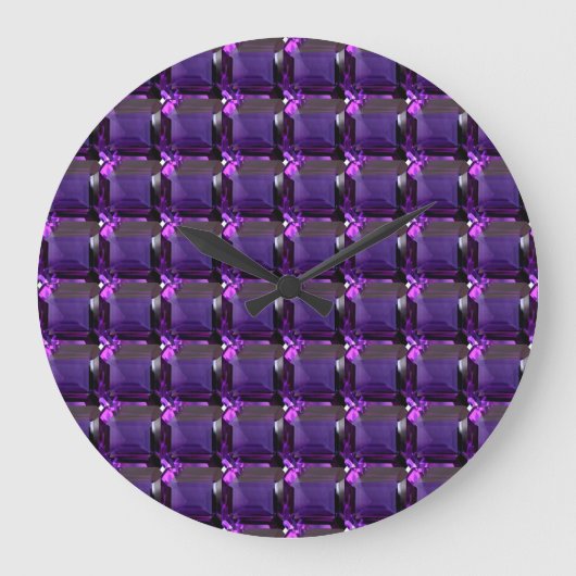 Grande Horloge Ronde Amethyst Gemstone Purple (Recto)