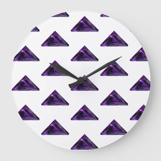 Grande Horloge Ronde Améthyste, février Pierre de naissance violet gran (Recto)
