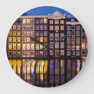 Grande Horloge Ronde Amsterdam Round Wall Clock