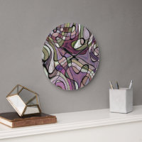 Amusant Hip Purple Violet Noir Mosaïque Pop Art