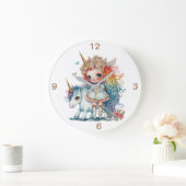 Grande Horloge Ronde Amusement Licorne (Maison)