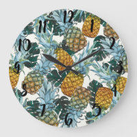 Ananas Tropicaux & Feuilles Île Exotique