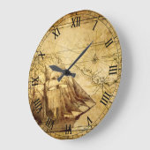 Grande Horloge Ronde Ancienne navigation (Angle)