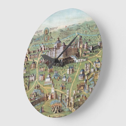 GRANDE HORLOGE RONDE ANCIENT JÉRUSALEM (Angle)