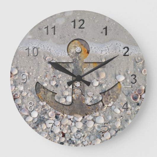 Grande Horloge Ronde Ancre côtière (Recto)