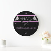 Grande Horloge Ronde Angel Wings Large Wall Clock (Maison)