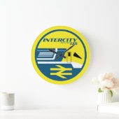 Grande Horloge Ronde Anglais Train Intercity Classic (Maison)