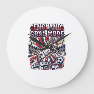 Grande Horloge Ronde Angleterre Mode de but squelette attaquant Nations