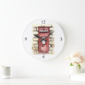 GRANDE HORLOGE RONDE ANGLETERRE VICTORIENNE (Maison)