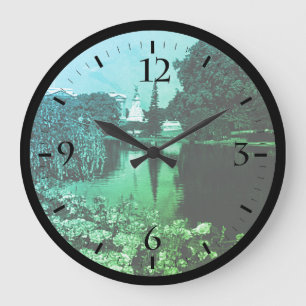 Grande Horloge Ronde Angleterre vintage Londres Buckingham St James Par