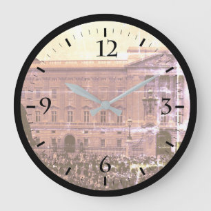 Grande Horloge Ronde Angleterre vintage Londres Garde Buckingham Palace