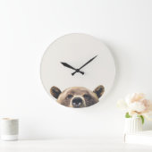 Grande Horloge Ronde Animal Bear Wall Clock (Maison)