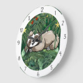 Grande Horloge Ronde animal  resting time (Angle)