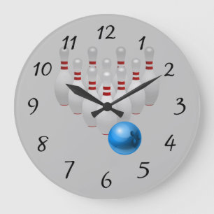 Grande Horloge Ronde Animated bowling