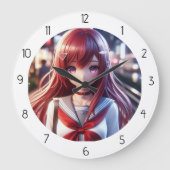 GRANDE HORLOGE RONDE ANIMEGIRL (Recto)