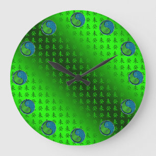 Grande Horloge Ronde Année de la Chèvre d'Eau