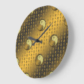 Grande Horloge Ronde Année du cheval métallique (Angle)