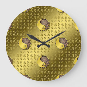 Grande Horloge Ronde Année du dragon de la Terre