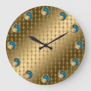 Grande Horloge Ronde Année du Rat d'eau