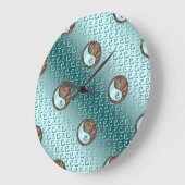 Grande Horloge Ronde Année du serpent de Terre (Angle)