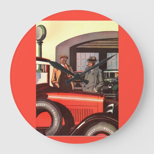 Grande Horloge Ronde Années 1920 Kelly Springfields tire-annonce - une  (Recto)