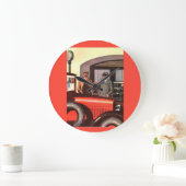 Grande Horloge Ronde Années 1920 Kelly Springfields tire-annonce - une  (Maison)