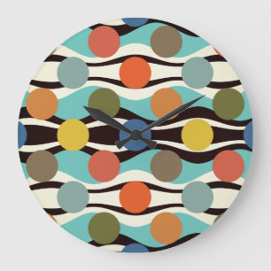 Grande Horloge Ronde Années 50