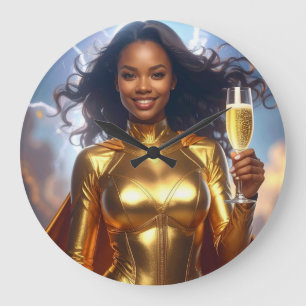 Grande Horloge Ronde Anniversaire & Anniversaire Superhero