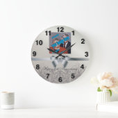 Grande Horloge Ronde Anniversaire du Mariage d'argent (Maison)