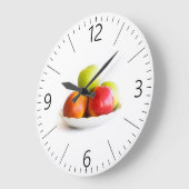 Grande Horloge Ronde Apples (Angle)