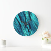 Grande Horloge Ronde Aquamarine (Maison)