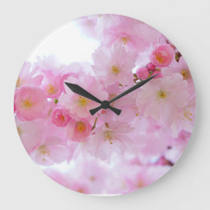 Grande Horloge Ronde Arbre Cherry