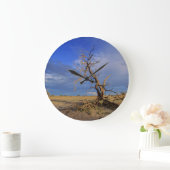 Grande Horloge Ronde Arbre de Chameau Mort (Acacia Erioloba) (Maison)