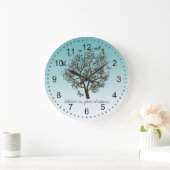 Grande Horloge Ronde Arbre rêveur (Maison)