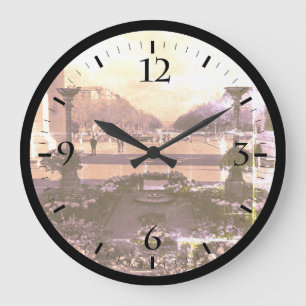 Grande Horloge Ronde Arc de triomphe de Paris vintage Soldat inconnu Gr