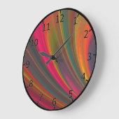 Grande Horloge Ronde Arc-en-ciel (Angle)
