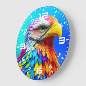 Grande Horloge Ronde Arc-en-ciel Aigle-654707 (Angle)