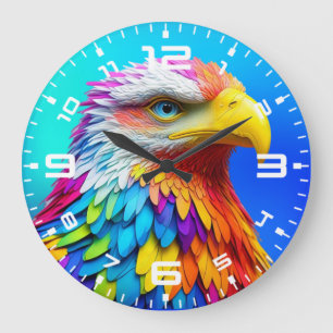 Grande Horloge Ronde Arc-en-ciel Aigle-654707
