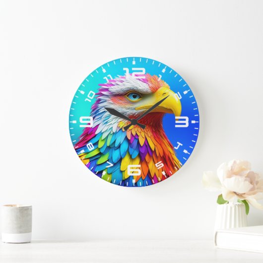 Grande Horloge Ronde Arc-en-ciel Aigle-654707 (Maison)