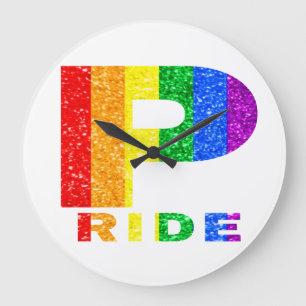 GRANDE HORLOGE RONDE ARC-EN-CIEL FIERTE #4