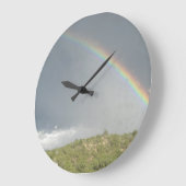 Grande Horloge Ronde Arc-en-ciel (rond) (Angle)