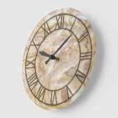 Grande Horloge Ronde Archaic Marble Prince Wall Clock (Angle)
