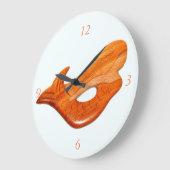 Grande Horloge Ronde arched back mermaick clock (Angle)