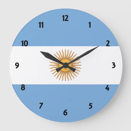 Grande Horloge Ronde argentine (Recto)