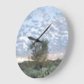 Grande Horloge Ronde Arizona Sky - Le Mesquite (Angle)