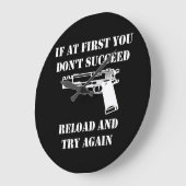 Grande Horloge Ronde Arme à feu de recharge (Angle)